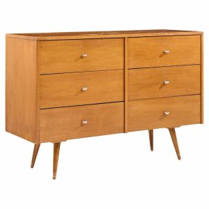 paul mccobb for planner group mid century 6 drawer lowboy dresser