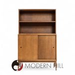 Paul Mccobb for Planner Group Mid Century Sliding Door Cabinet with Hutch