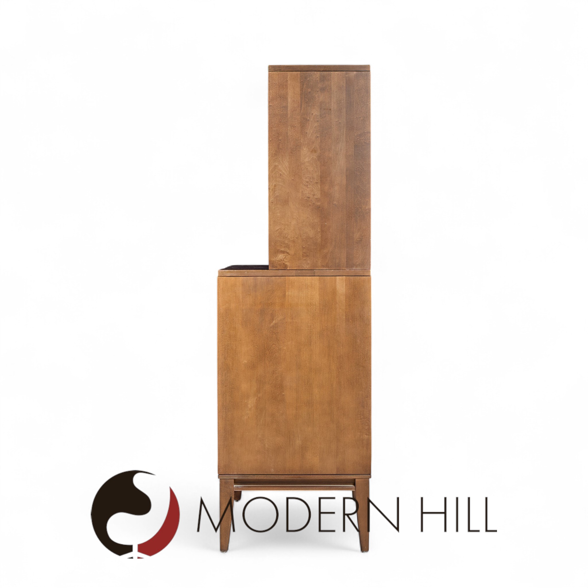 Paul Mccobb for Planner Group Mid Century Sliding Door Cabinet with Hutch