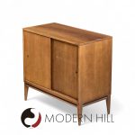 Paul Mccobb for Planner Group Mid Century Sliding Door Cabinet with Hutch