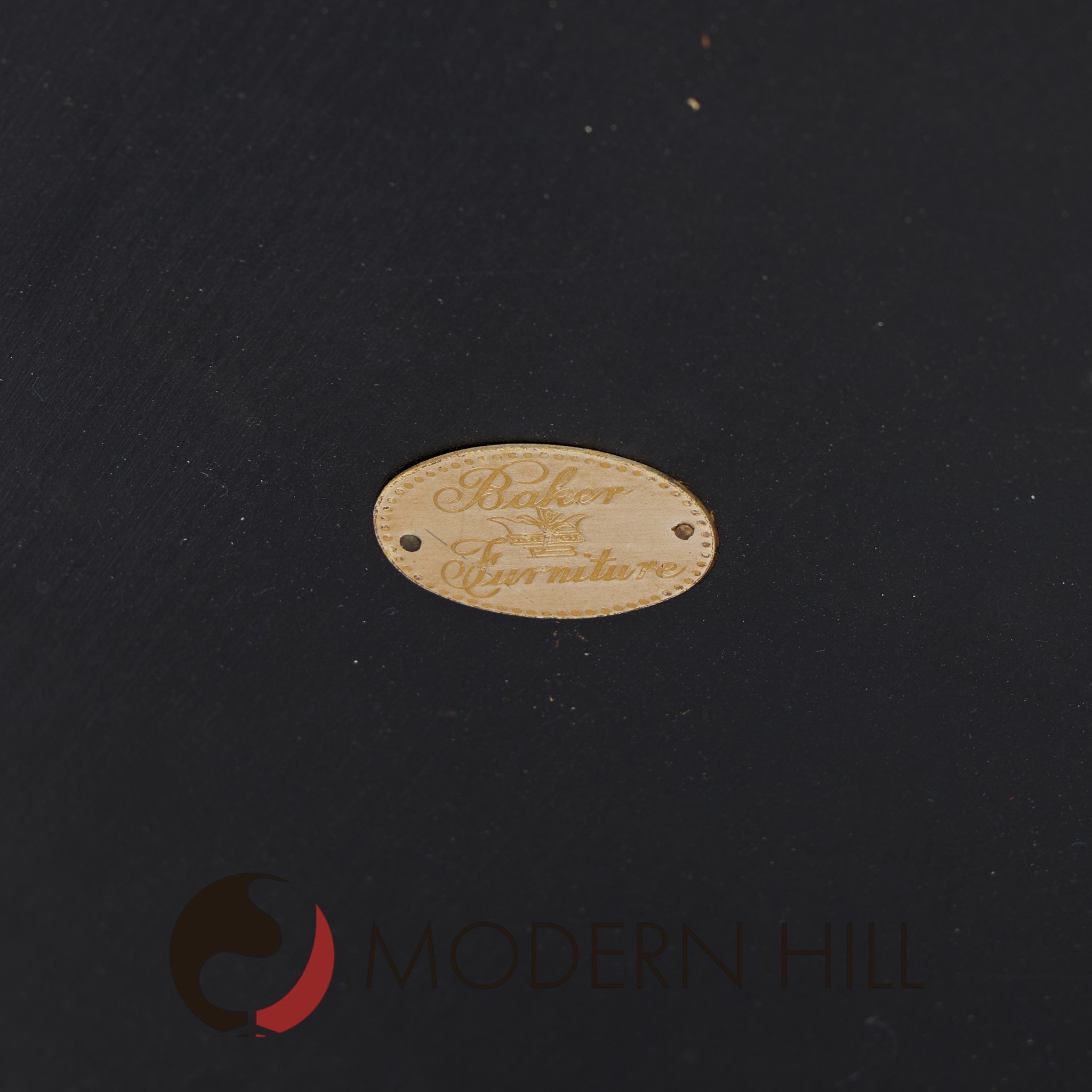 Paul Tuttle and Winsor White for Baker Furniture Transition Collection Oak and Brass Coffee Table