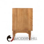 Ramseur Mid Century Walnut 3-drawer Nightstands - Pair | Mid Century Modern Furniture - Mid Century Furniture Chicago Ramseur Mid Century Walnut 3-drawer Nightstands - Pair