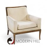 Robsjohn Gibbings for Widdicomb Mid Century Walnut Saber Leg Lounge Chairs - Pair | Mid Century Modern Furniture - Mid Century Furniture Chicago Robsjohn Gibbings for Widdicomb Mid Century Walnut Saber Leg Lounge Chairs - Pair