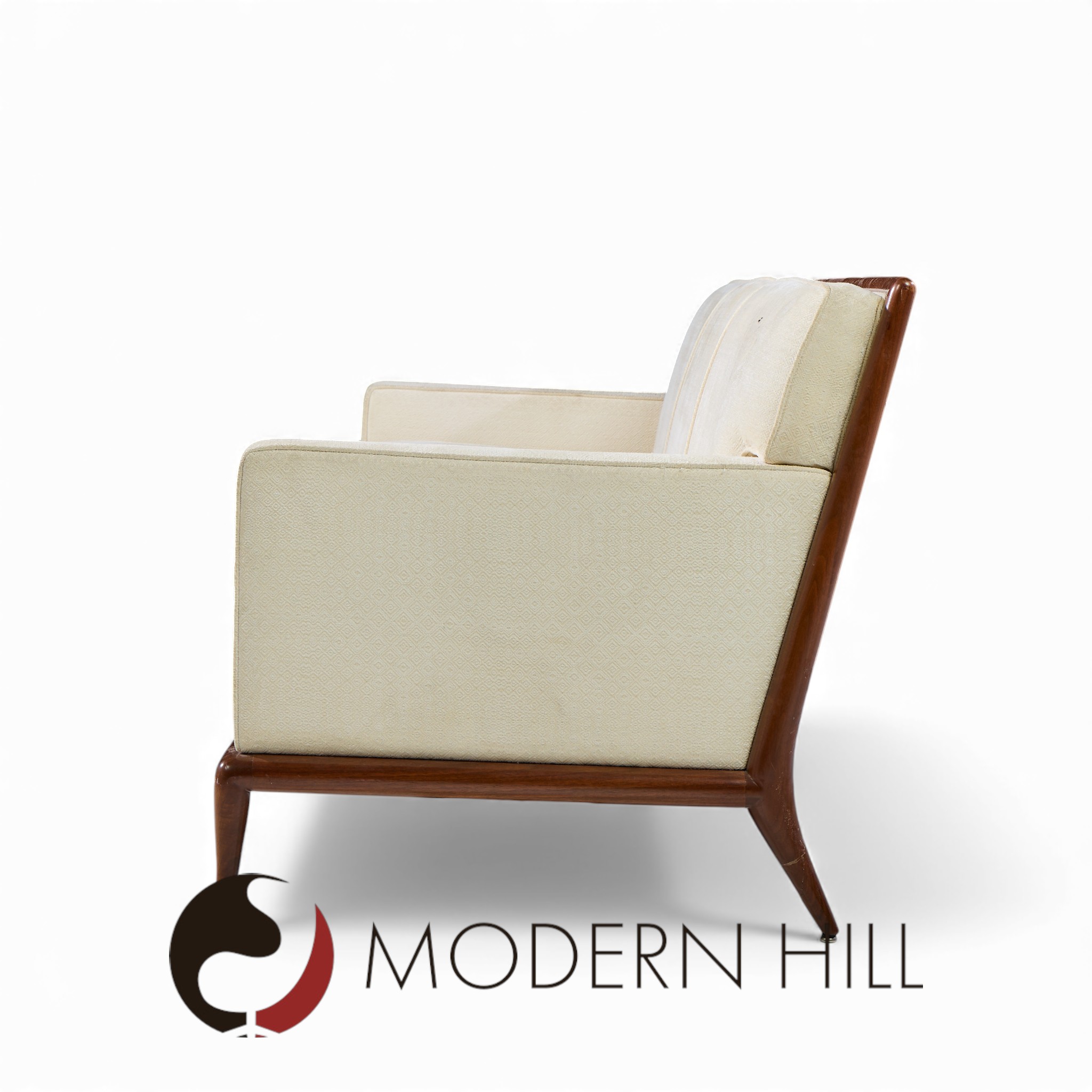 Robsjohn Gibbings for Widdicomb Mid Century Walnut Sofa