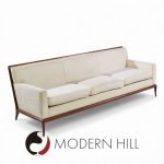 Robsjohn Gibbings for Widdicomb Mid Century Walnut Sofa | Mid Century Modern Furniture - Mid Century Furniture Chicago Robsjohn Gibbings for Widdicomb Mid Century Walnut Sofa