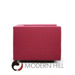 Roger Sprunger for Dunbar Mid Century Channel Cube Lounge Chairs - Pair