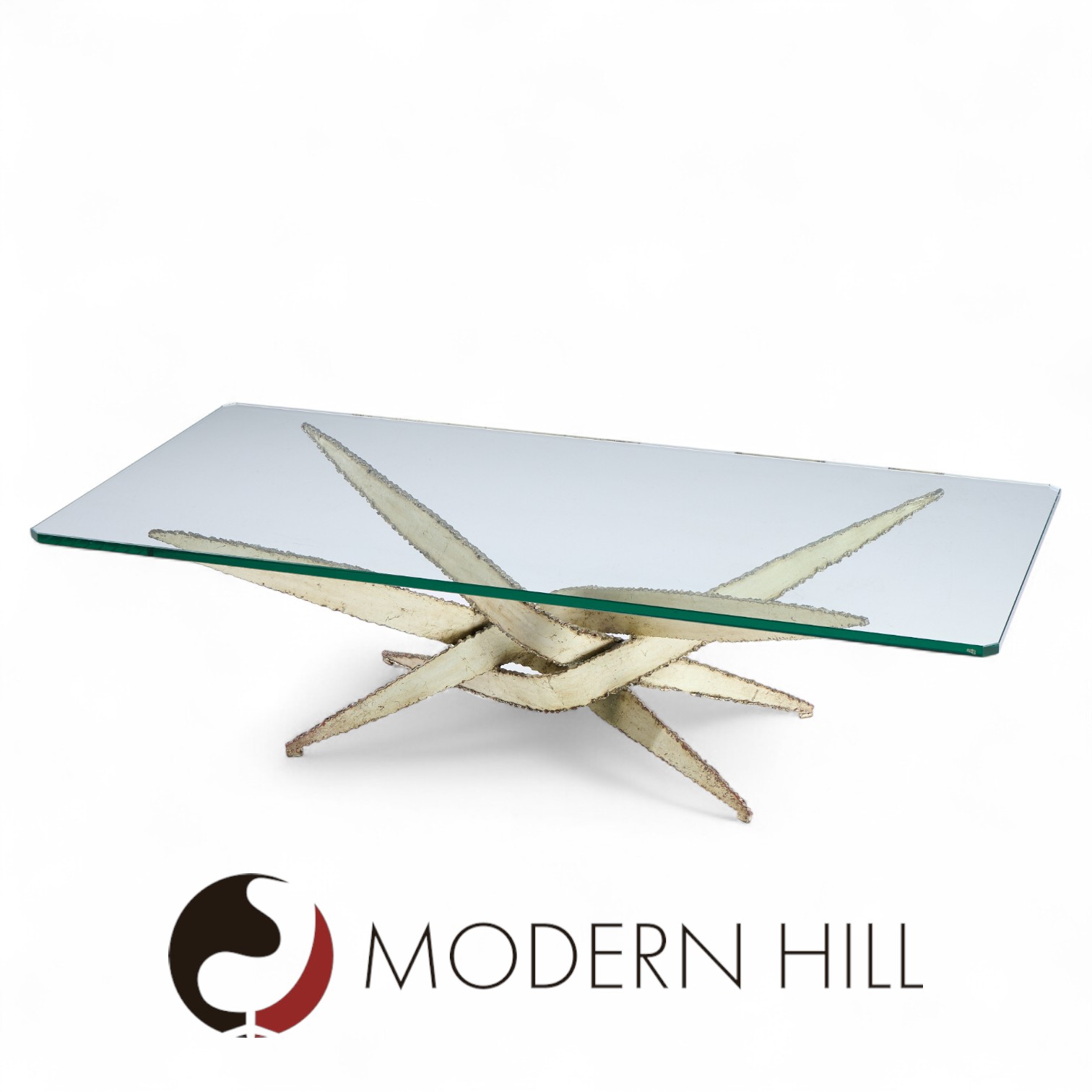 Silas Seandel Brutalist Mid Century Coffee Table