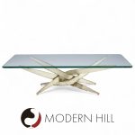 Silas Seandel Brutalist Mid Century Coffee Table