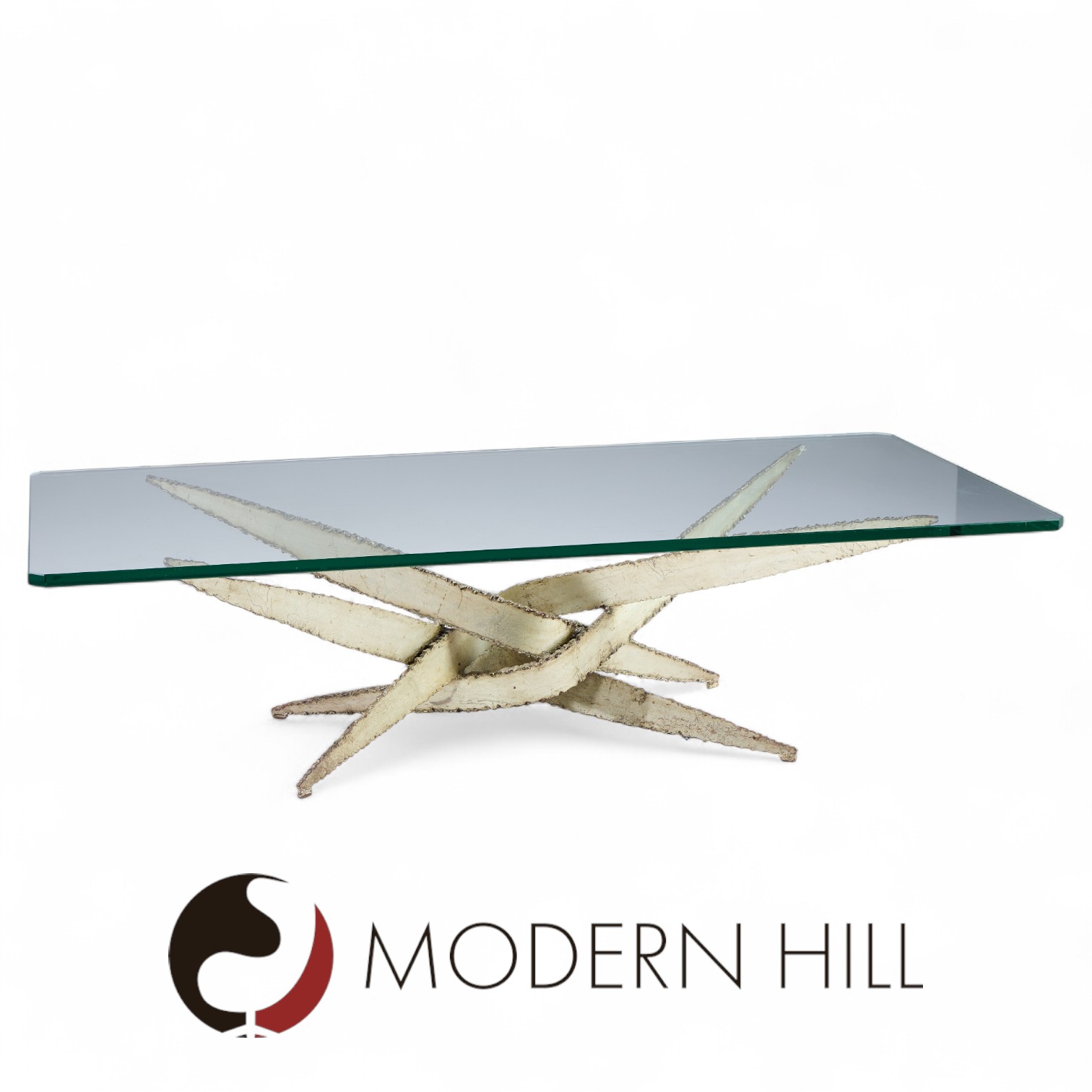 Silas Seandel Brutalist Mid Century Coffee Table