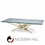 Silas Seandel Brutalist Mid Century Coffee Table