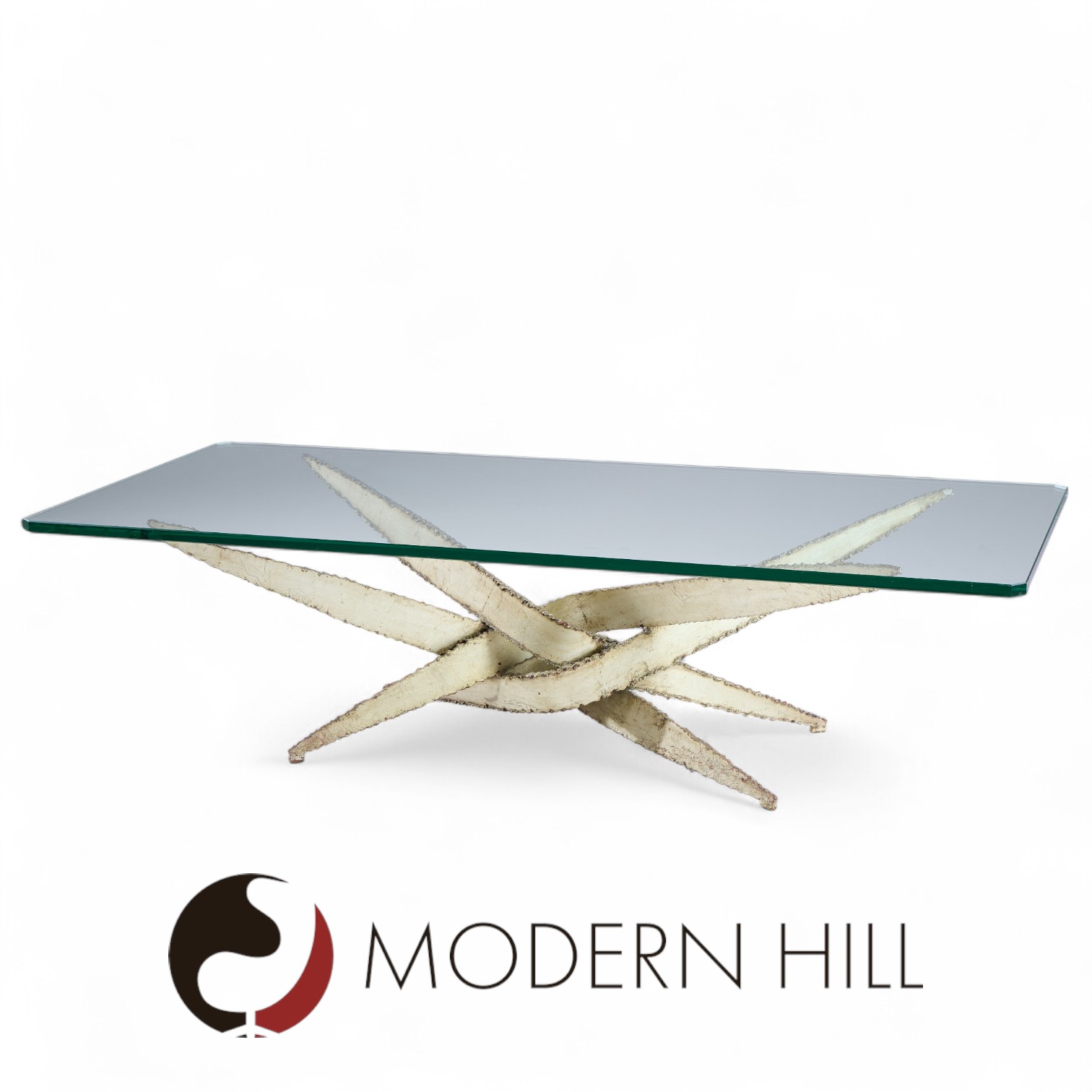 Silas Seandel Brutalist Mid Century Coffee Table