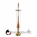 Tony Paul for Westwood Mid Century Walnut and Brass Lamps - Pair