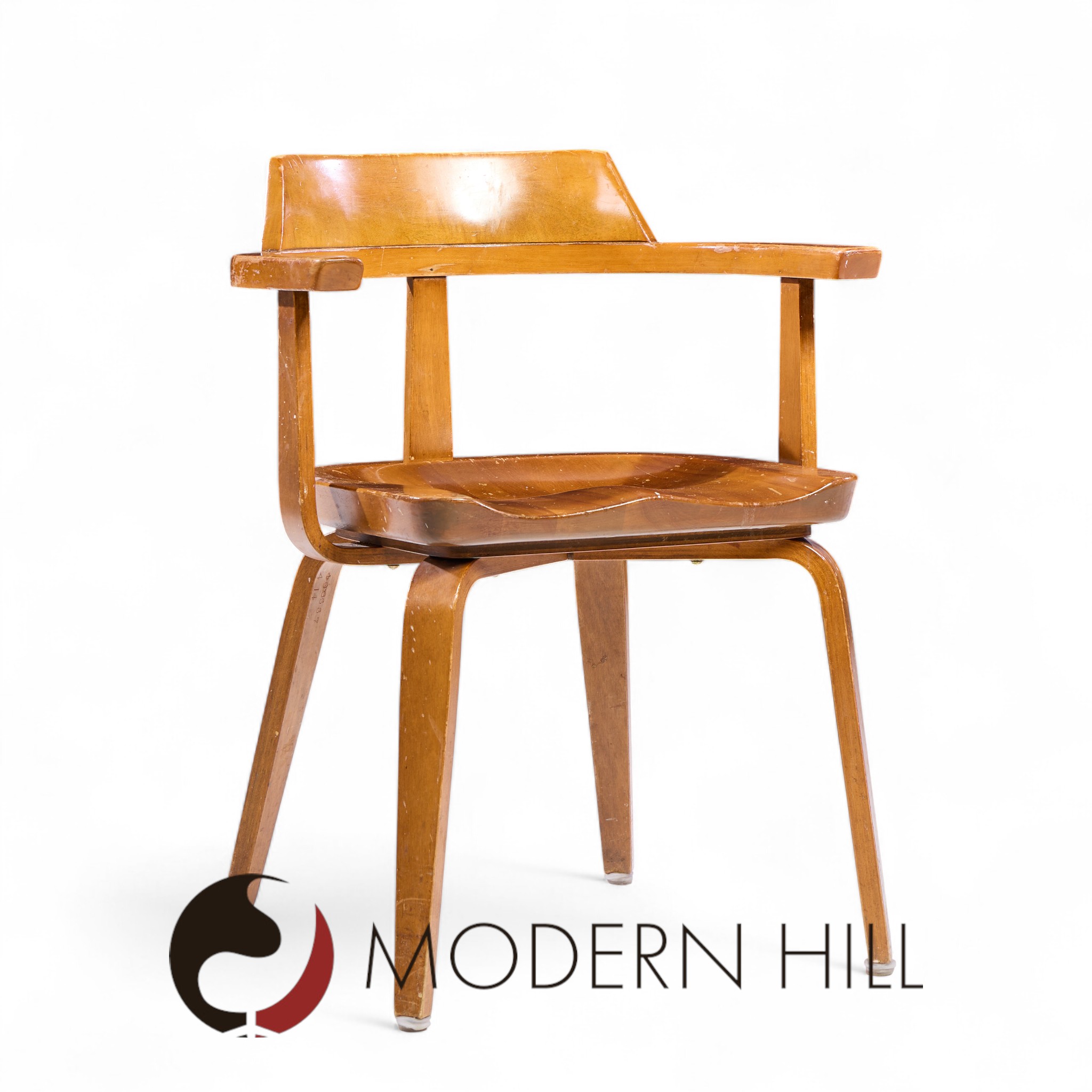 Walter Gropius W199 Bauhaus for Thonet Mid Century Bentwood Chairs - Set of 6