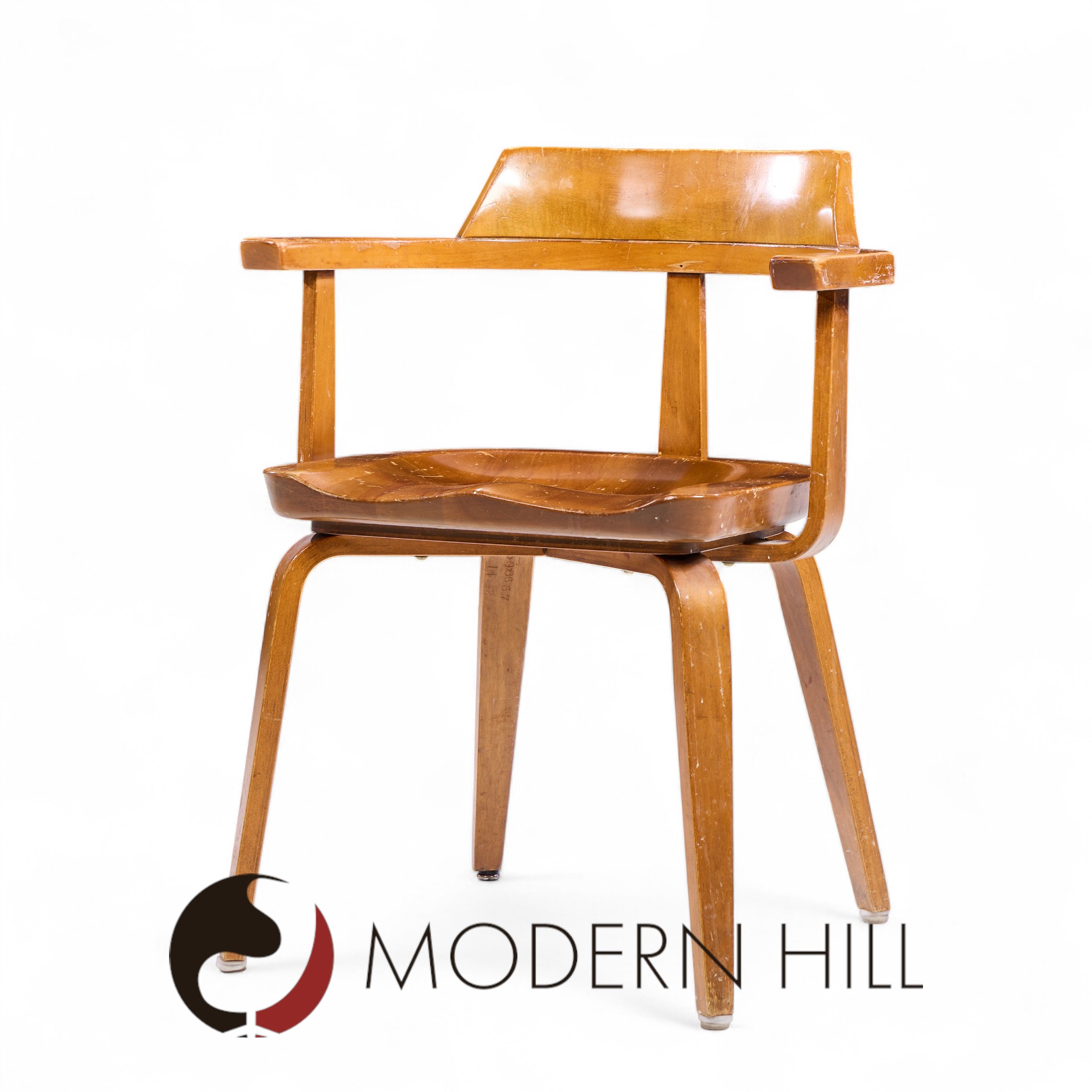 Walter Gropius W199 Bauhaus for Thonet Mid Century Bentwood Chairs - Set of 6