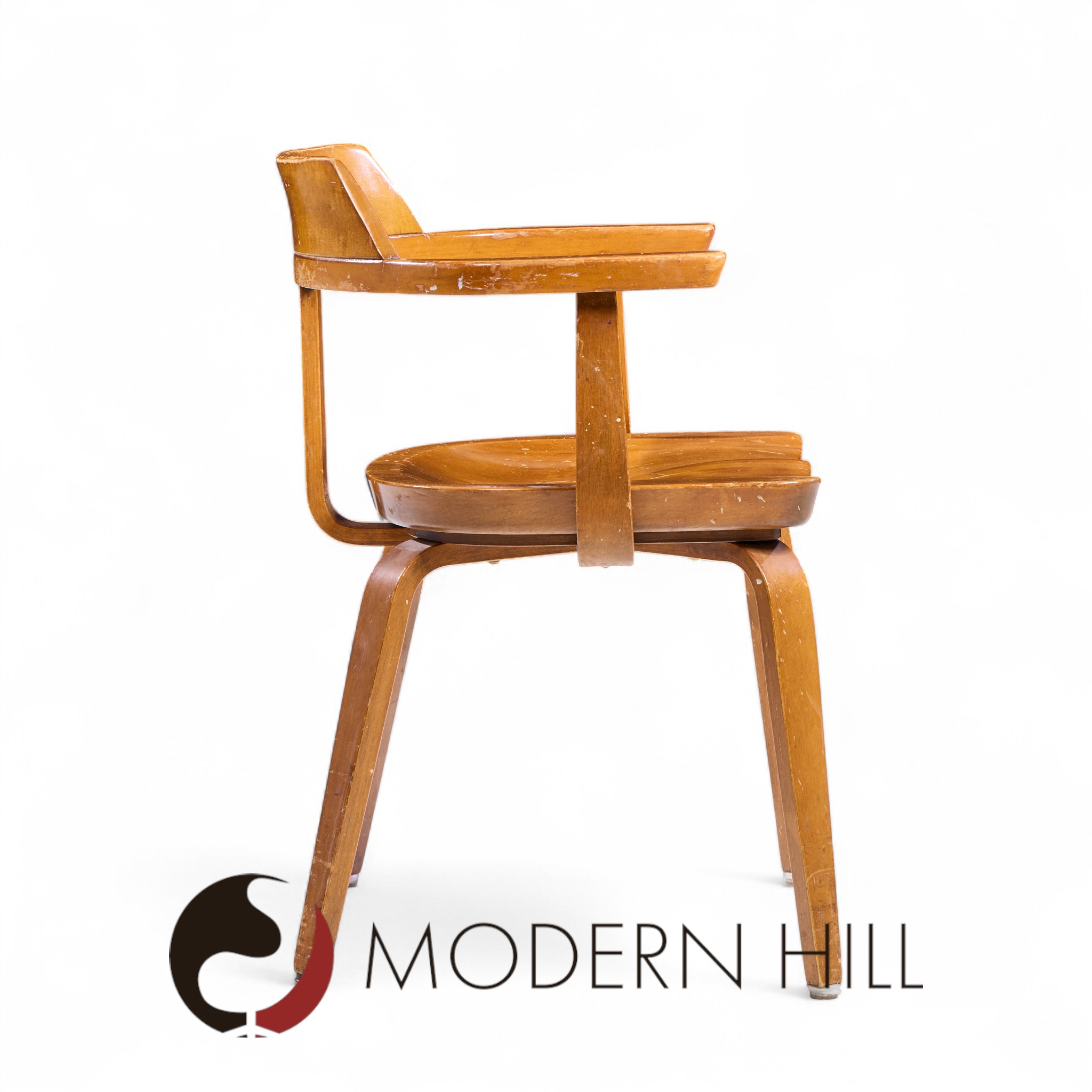 Walter Gropius W199 Bauhaus for Thonet Mid Century Bentwood Chairs - Set of 6