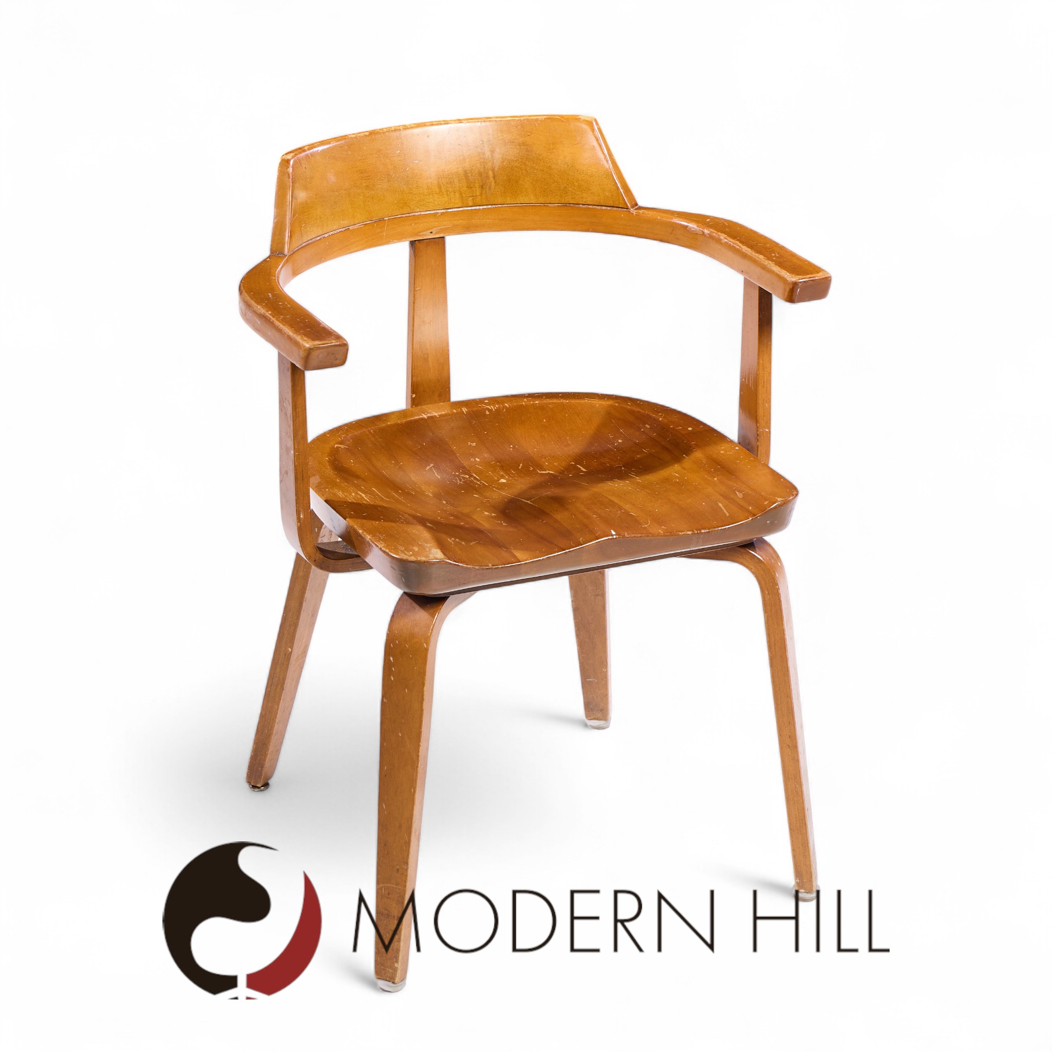 Walter Gropius W199 Bauhaus for Thonet Mid Century Bentwood Chairs - Set of 6