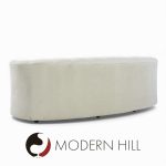 Weiman Mid Century Channeled Crescent Sofa | Mid Century Modern Furniture - Mid Century Furniture Chicago Weiman Mid Century Channeled Crescent Sofa