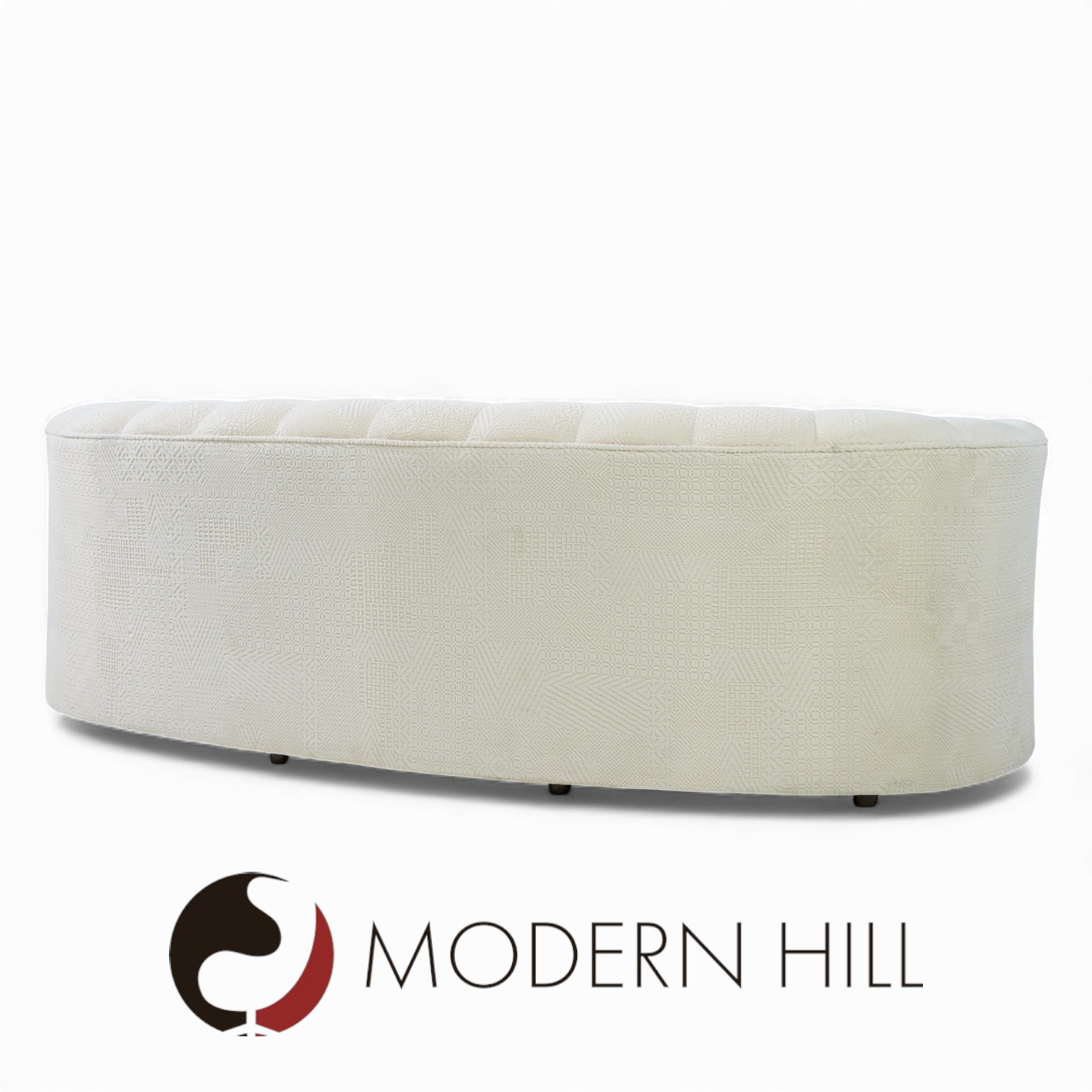 Weiman Mid Century Channeled Crescent Sofa