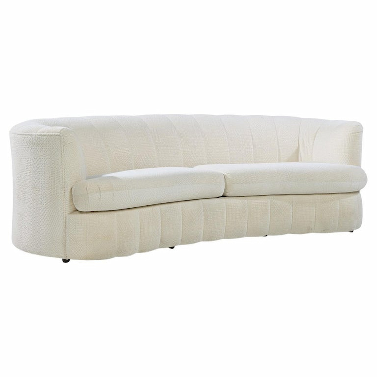 Weiman Mid Century Channeled Crescent Sofa