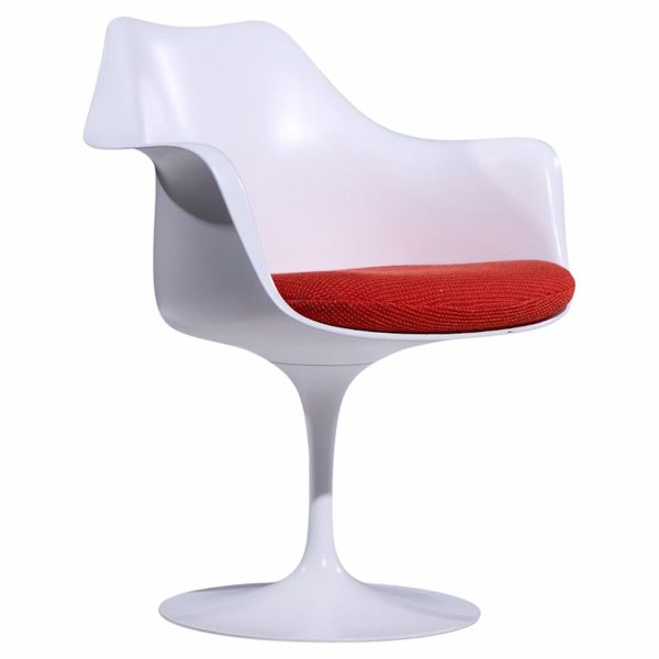 Eero Saarinen for Knoll Mid Century Tulip Armchair Dining Chair