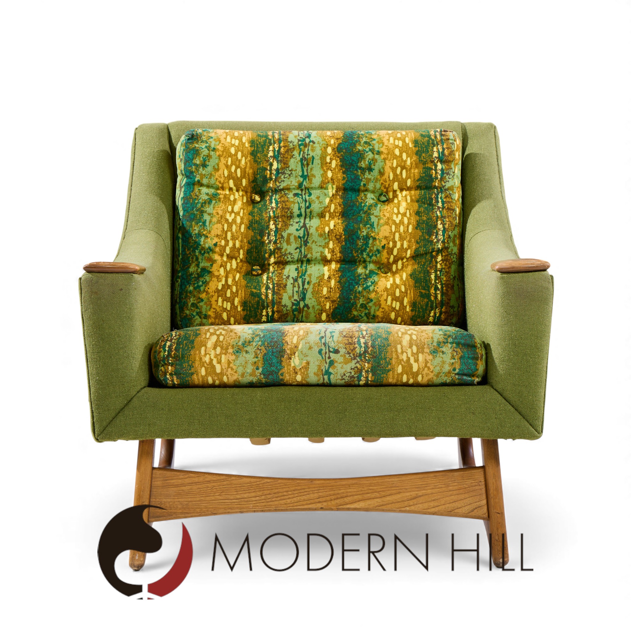 Adrian Pearsall Style Kroehler American Leisure Mid Century Walnut