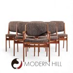 Arne Vodder for Sibast Elle and Ella Mid Century Danish Teak Dining Chairs - Set of 6