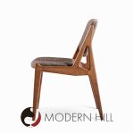 Arne Vodder for Sibast Elle and Ella Mid Century Danish Teak Dining Chairs - Set of 6