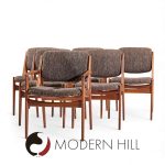 Arne Vodder for Sibast Elle and Ella Mid Century Danish Teak Dining Chairs - Set of 6