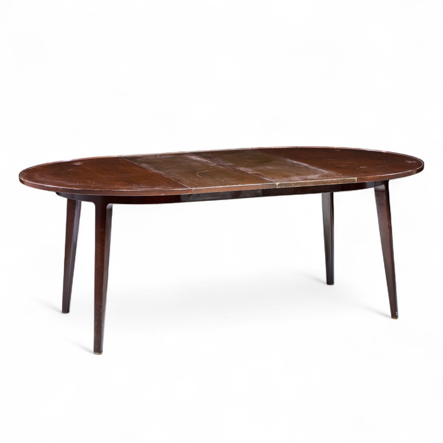Edward Wormley for Dunbar Mid Century Expanding Dining Table with 2 Leaves