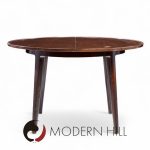 Edward Wormley for Dunbar Mid Century Expanding Dining Table with 2 Leaves