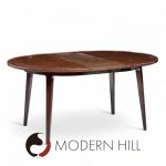 Edward Wormley for Dunbar Mid Century Expanding Dining Table with 2 Leaves