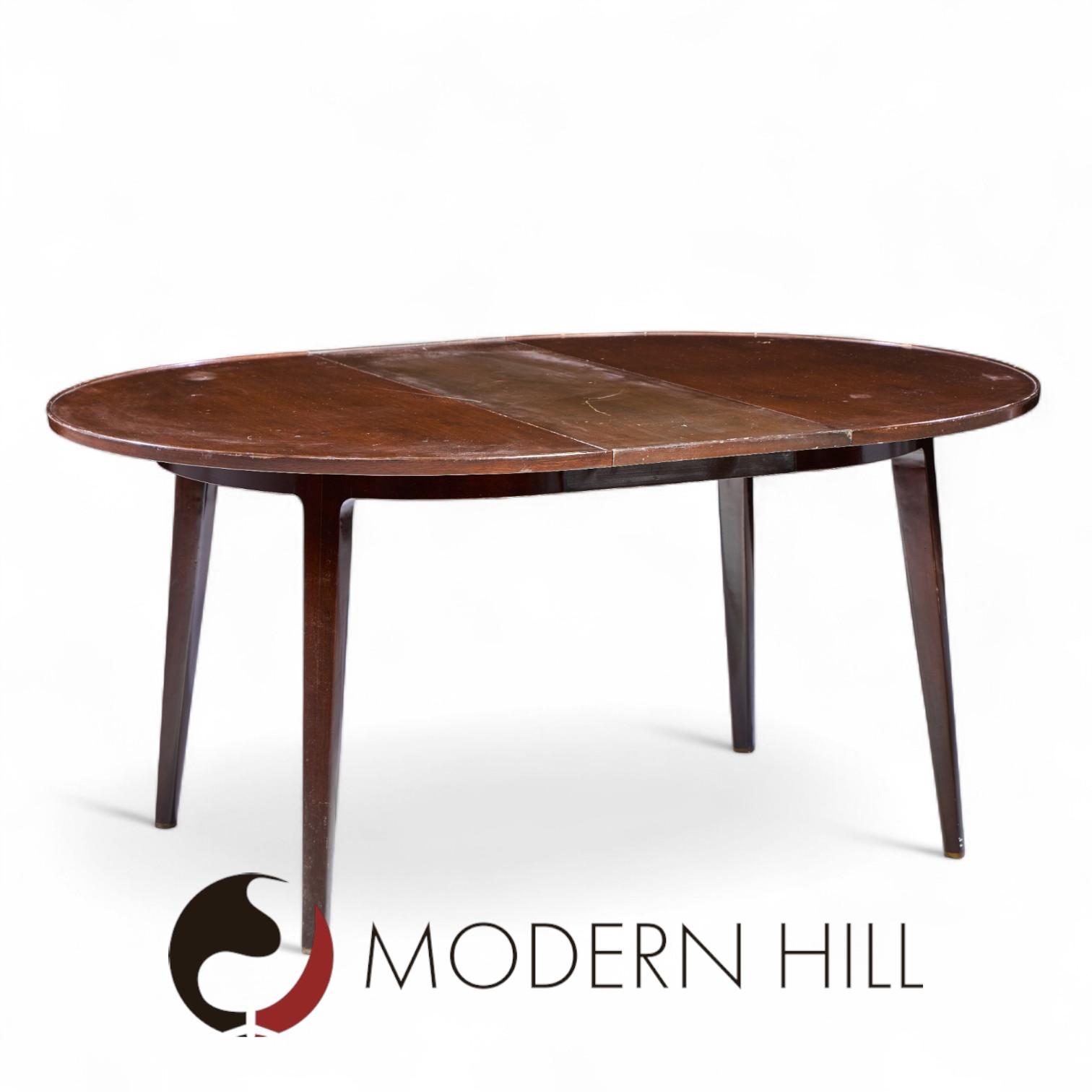 Edward Wormley for Dunbar Mid Century Expanding Dining Table with 2 Leaves