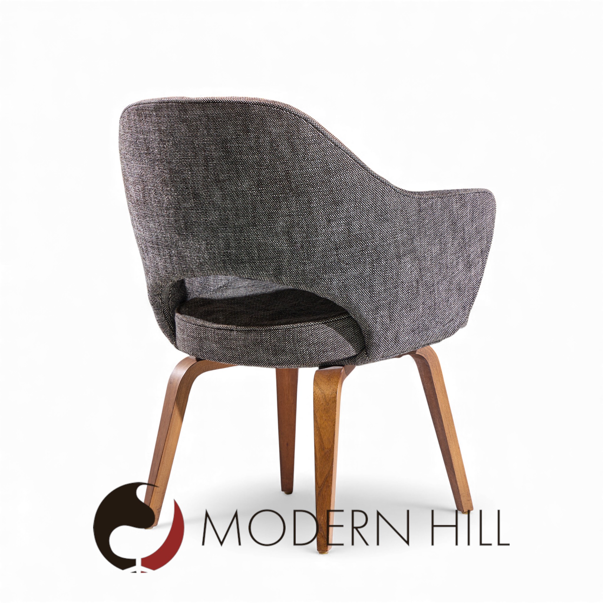 Eero Saarinen for Knoll Mid Century Bentwood Executive Dining Chairs - Pair