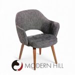 Eero Saarinen for Knoll Mid Century Bentwood Executive Dining Chairs - Pair