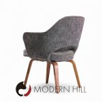 Eero Saarinen for Knoll Mid Century Bentwood Executive Dining Chairs - Pair