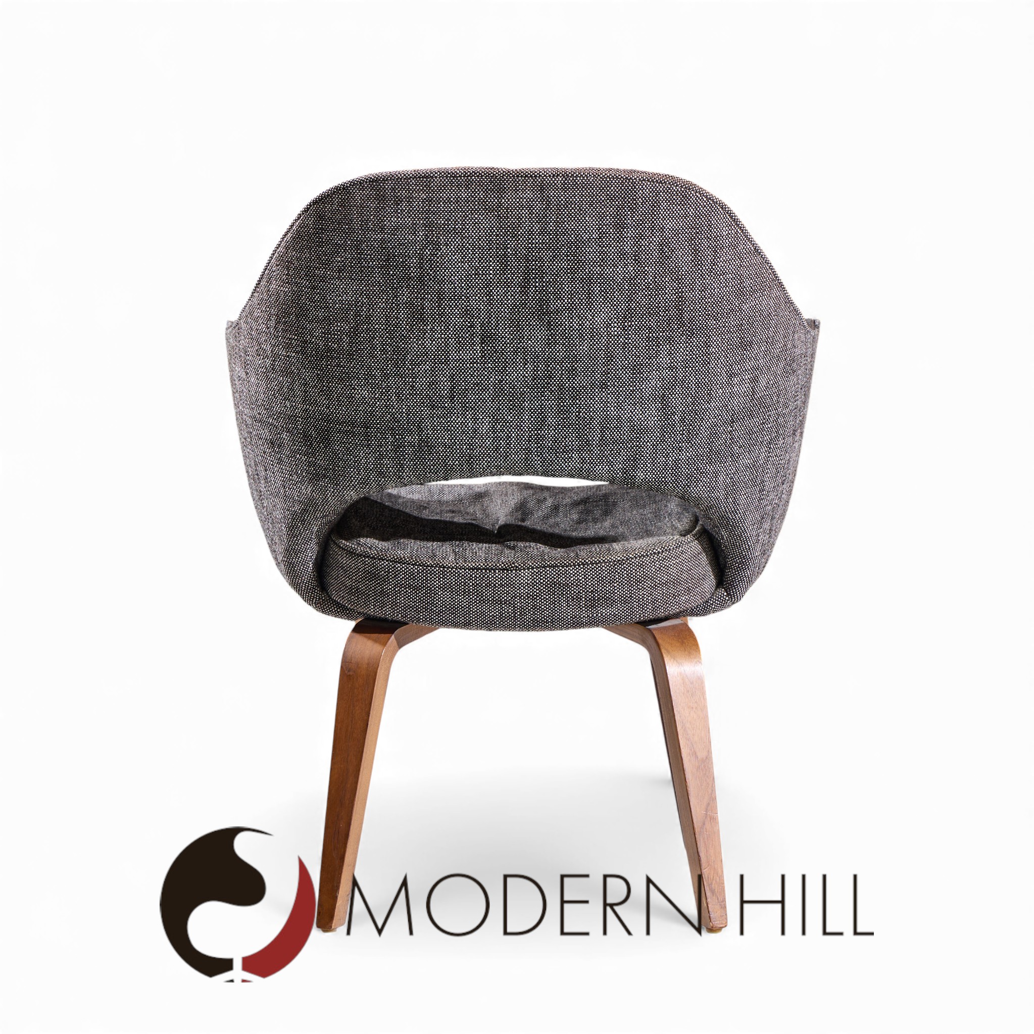 Eero Saarinen for Knoll Mid Century Bentwood Executive Dining Chairs - Pair