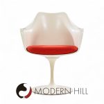 Eero Saarinen for Knoll Mid Century Tulip Armchair Dining Chair