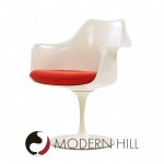 Eero Saarinen for Knoll Mid Century Tulip Armchair Dining Chair