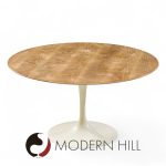 Eero Saarinen for Knoll Mid Century Walnut 42" Tulip Dining Table