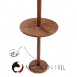 Gordon and Jane Martz Style Mid Century Walnut Floor Lamp Table | Mid Century Modern Furniture - Mid Century Furniture Chicago Gordon and Jane Martz Style Mid Century Walnut Floor Lamp Table