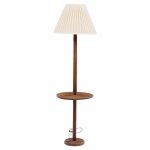 Gordon and Jane Martz Style Mid Century Walnut Floor Lamp Table | Mid Century Modern Furniture - Mid Century Furniture Chicago Gordon and Jane Martz Style Mid Century Walnut Floor Lamp Table