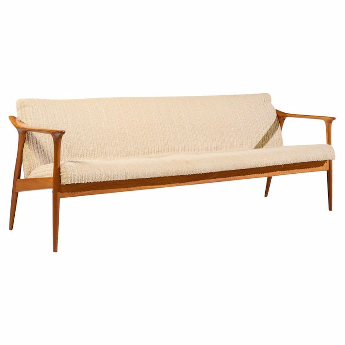 Grete Jalk Mid Century Danish Teak Sofa