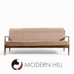 Grete Jalk for France and Son Mid Century Danish Teak Sofa