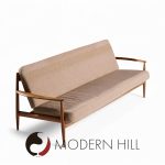 Grete Jalk for France and Son Mid Century Danish Teak Sofa
