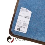 Guido Faleschini for I4 Mariani Tucroma Mid Century Suede Leather King Platform Bed with Nightstands