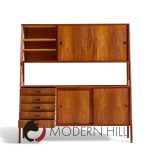 Gunni Omann for Omann Jun Model 3 Mid Century Danish Teak Credenza and Hutch | Mid Century Modern Furniture - Mid Century Furniture Chicago Gunni Omann for Omann Jun Model 3 Mid Century Danish Teak Credenza and Hutch
