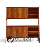 Gunni Omann for Omann Jun Model 3 Mid Century Danish Teak Credenza and Hutch | Mid Century Modern Furniture - Mid Century Furniture Chicago Gunni Omann for Omann Jun Model 3 Mid Century Danish Teak Credenza and Hutch