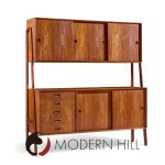 Gunni Omann for Omann Jun Model 3 Mid Century Danish Teak Credenza and Hutch | Mid Century Modern Furniture - Mid Century Furniture Chicago Gunni Omann for Omann Jun Model 3 Mid Century Danish Teak Credenza and Hutch