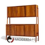 Gunni Omann for Omann Jun Model 3 Mid Century Danish Teak Credenza and Hutch | Mid Century Modern Furniture - Mid Century Furniture Chicago Gunni Omann for Omann Jun Model 3 Mid Century Danish Teak Credenza and Hutch