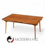 Hans J. Wegner for Andreas Tuck At-312 Mid Century Danish Teak Hidden Leaf Dining Table
